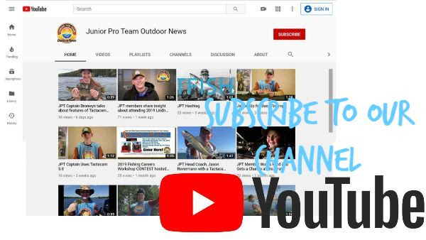 Subscribe to the Outdoor News Junior Pro Team YouTube Channel