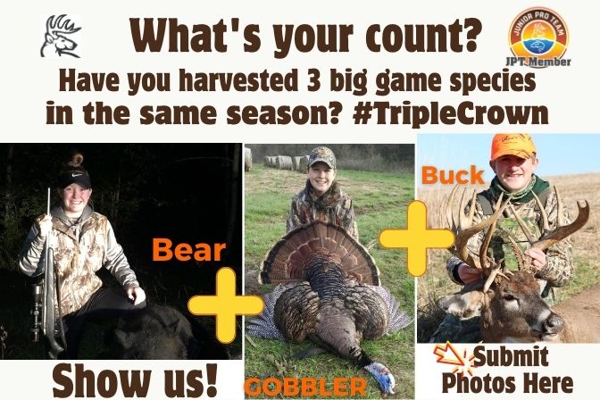 Take the Triple Crown Challenge! 3 big game species in one season