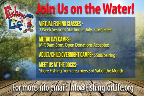 Email info@fishingforlife.org if you live in the Minnesota area and have an interest in fishing. 