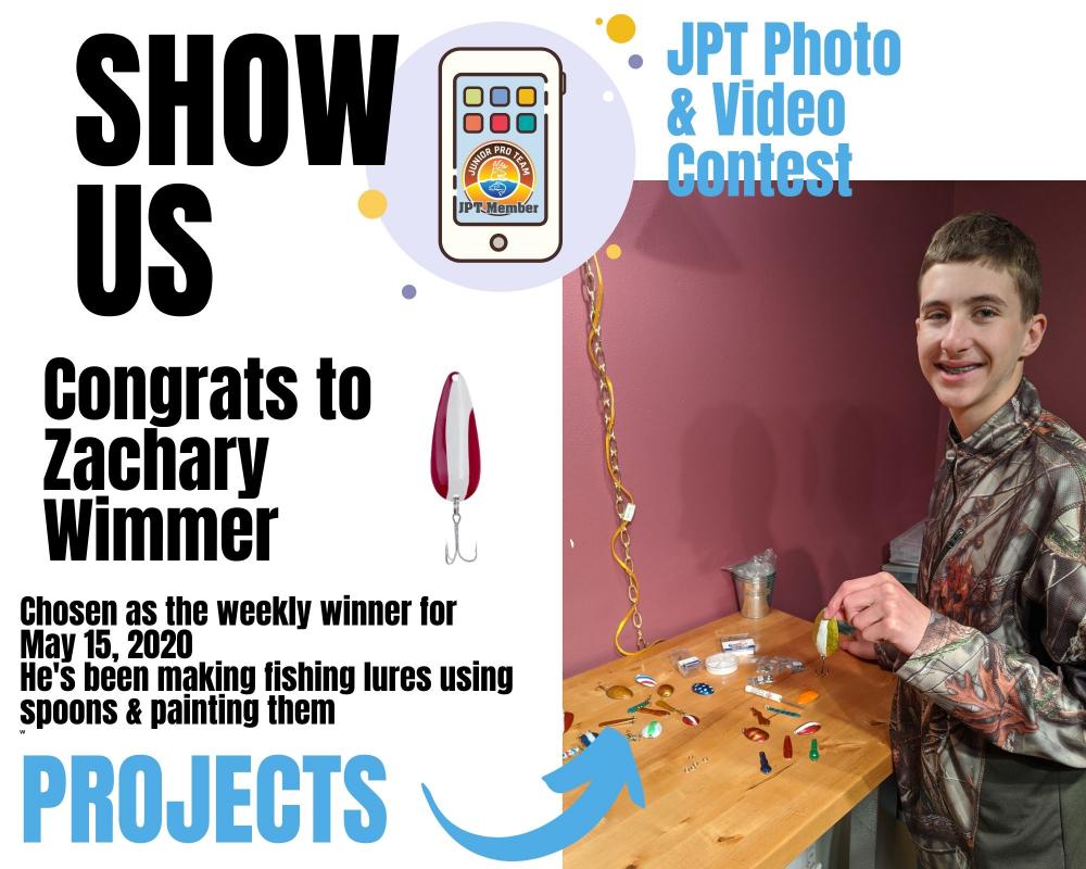Zachary Wimmer of Swanville, MN is the May 15 2020 weekly winner in the JPT SHOW US photo and video contest which highlights what JPT members have been doing during COVID-19 quarantine. 